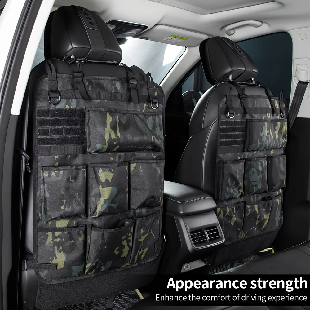 Organizador de coche camuflaje táctico con bolsas multiusos - imagen 5