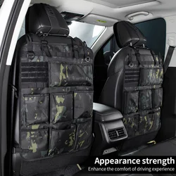 Organizador de coche camuflaje táctico con bolsas multiusos