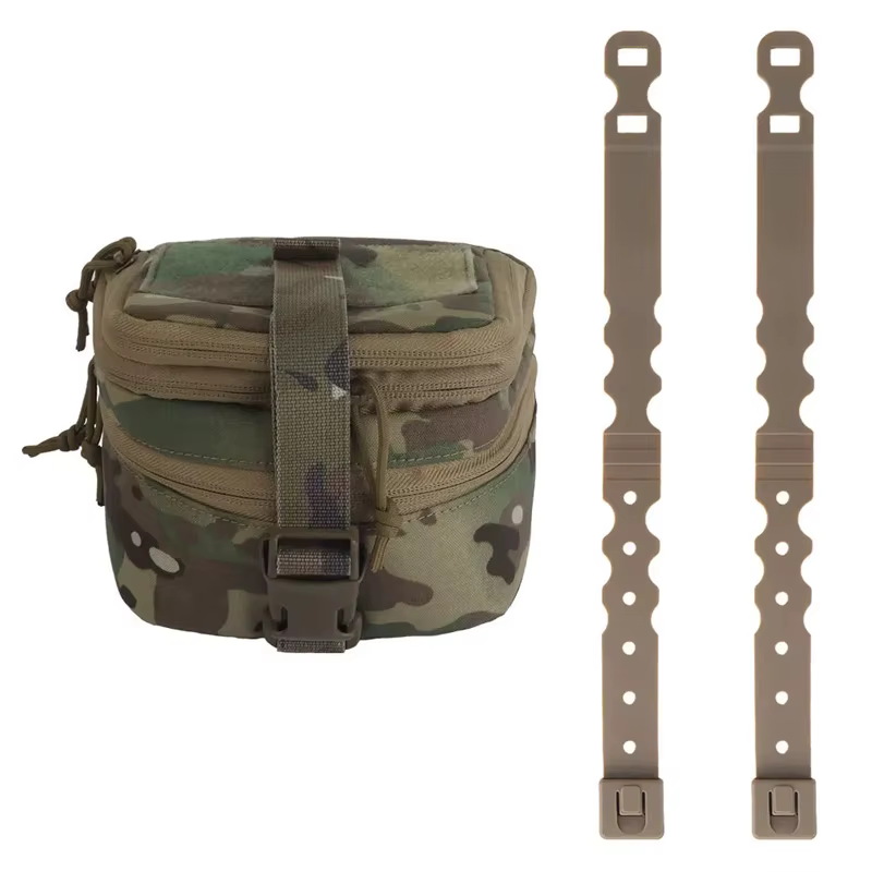 Bolsa táctica MOLLE doble capa para binoculares NVG – Caza