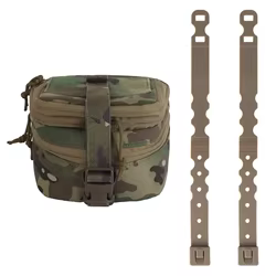 Bolsa táctica MOLLE doble capa para binoculares NVG – Caza