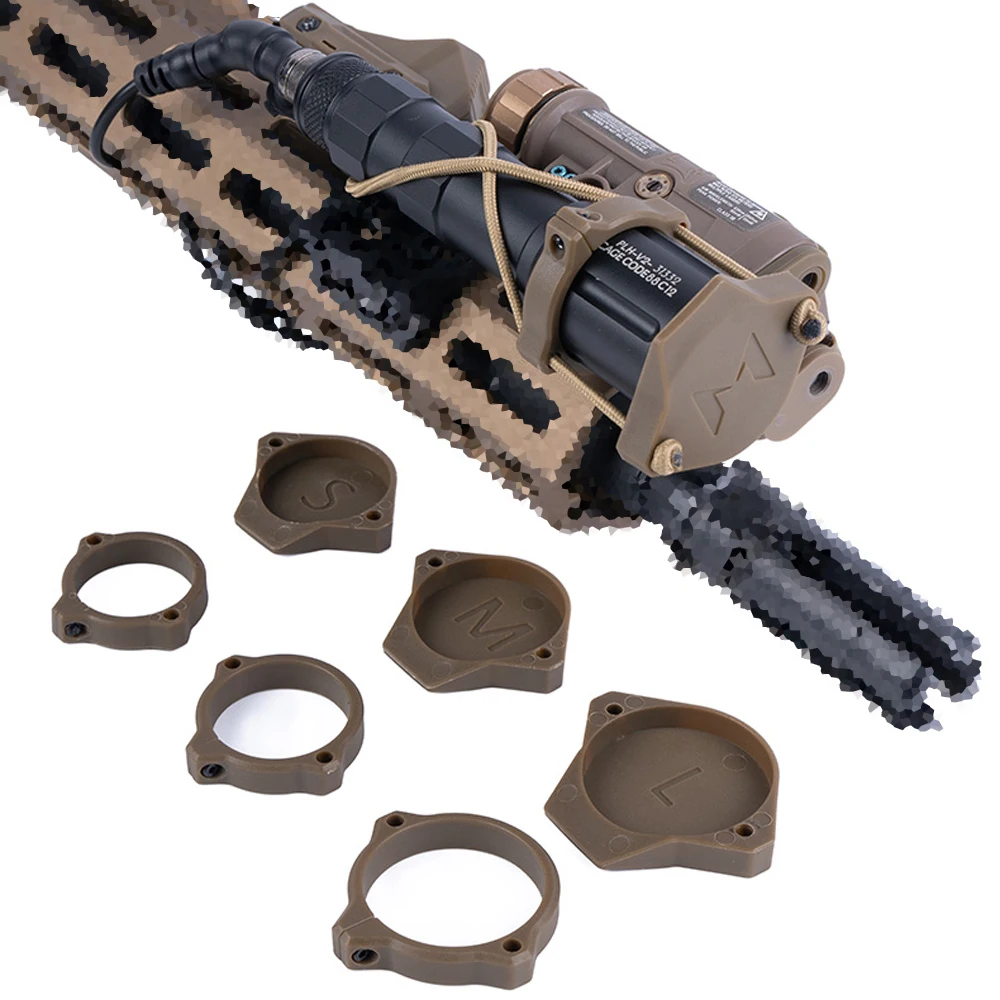 Protector de lente para linterna táctica, repuesto compatible - imagen 3