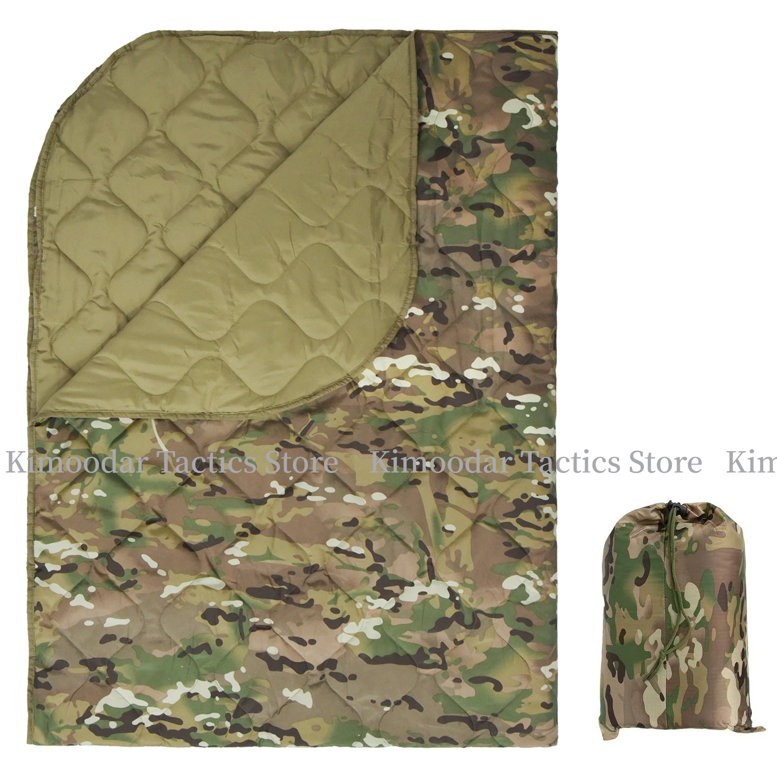Manta táctica camuflaje plegable ripstop biomimético árbol multifunción - imagen 4