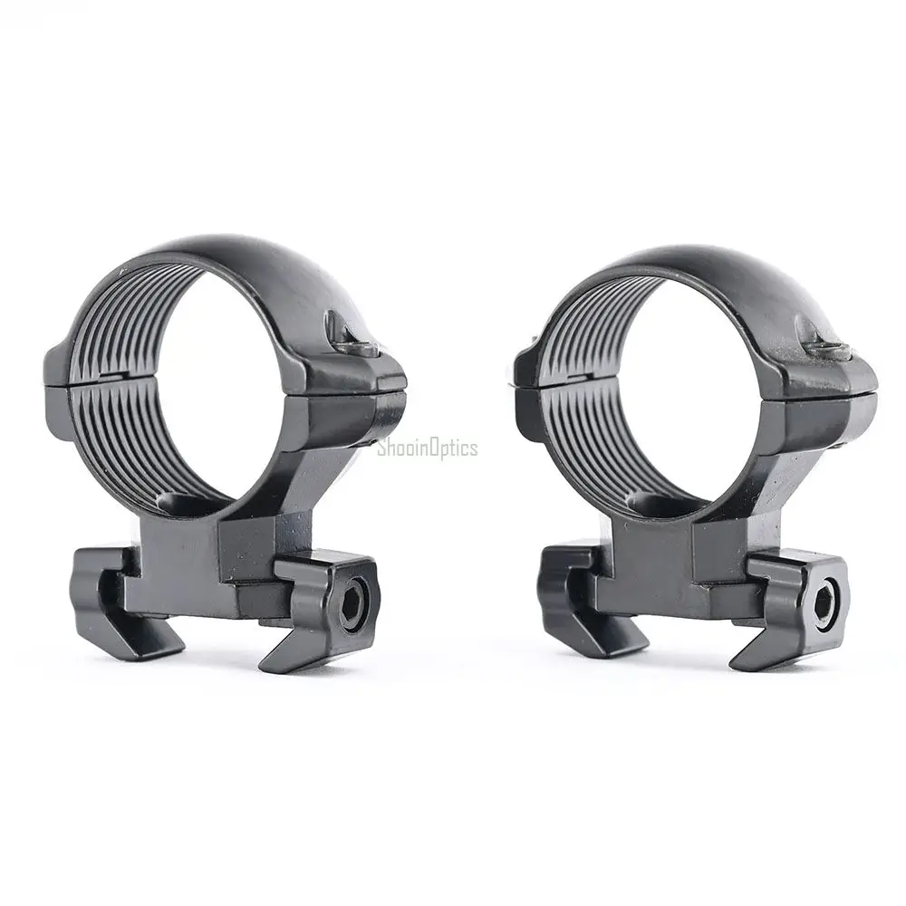 Shooin Optics Anilla Weaver acero 1 pulgada visor precisión