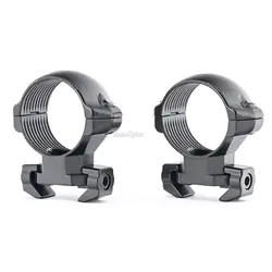 Shooin Optics Anilla Weaver acero 1 pulgada visor precisión