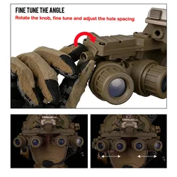 Casco táctico AN-PVS31 para NVG GPNVG con adaptador FAST