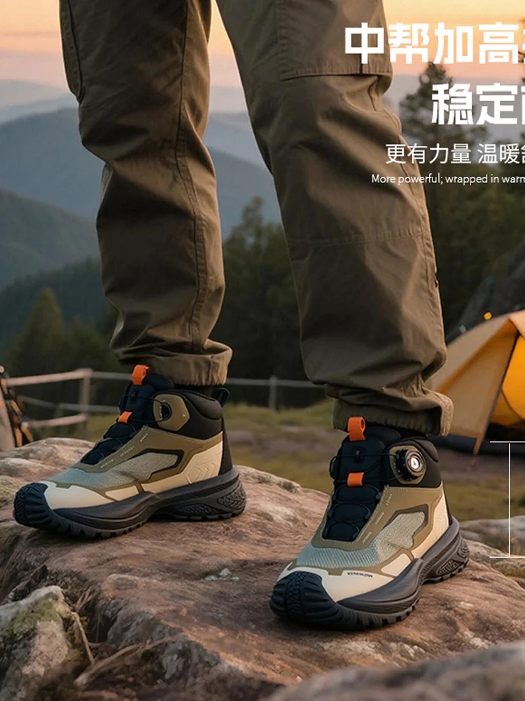 CAMSSOO Botas de senderismo y trekking impermeables para caza - imagen 5