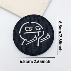 Parche reflectante gancho y bucle para mochilas, chaquetas y brazaletes