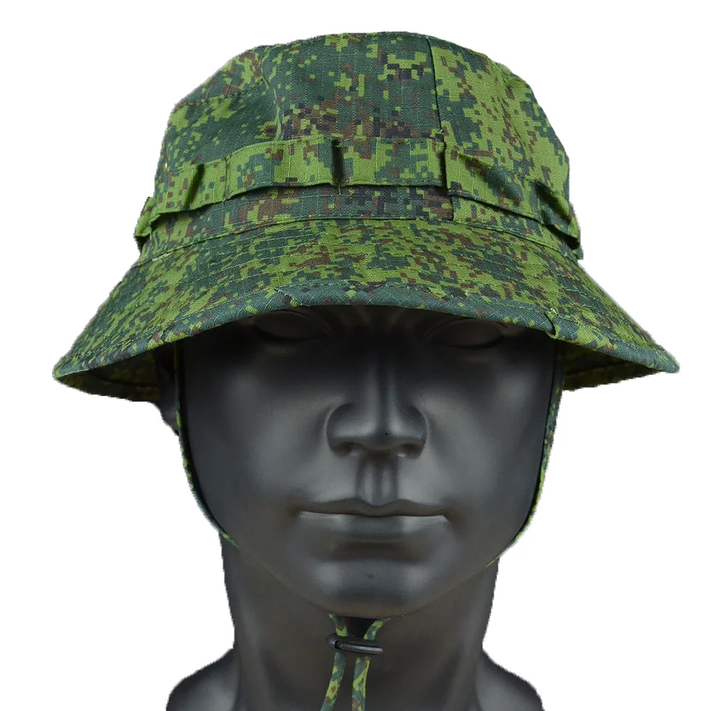 Sombrero boonie camuflaje EMR de visera corta, transpirable verano
