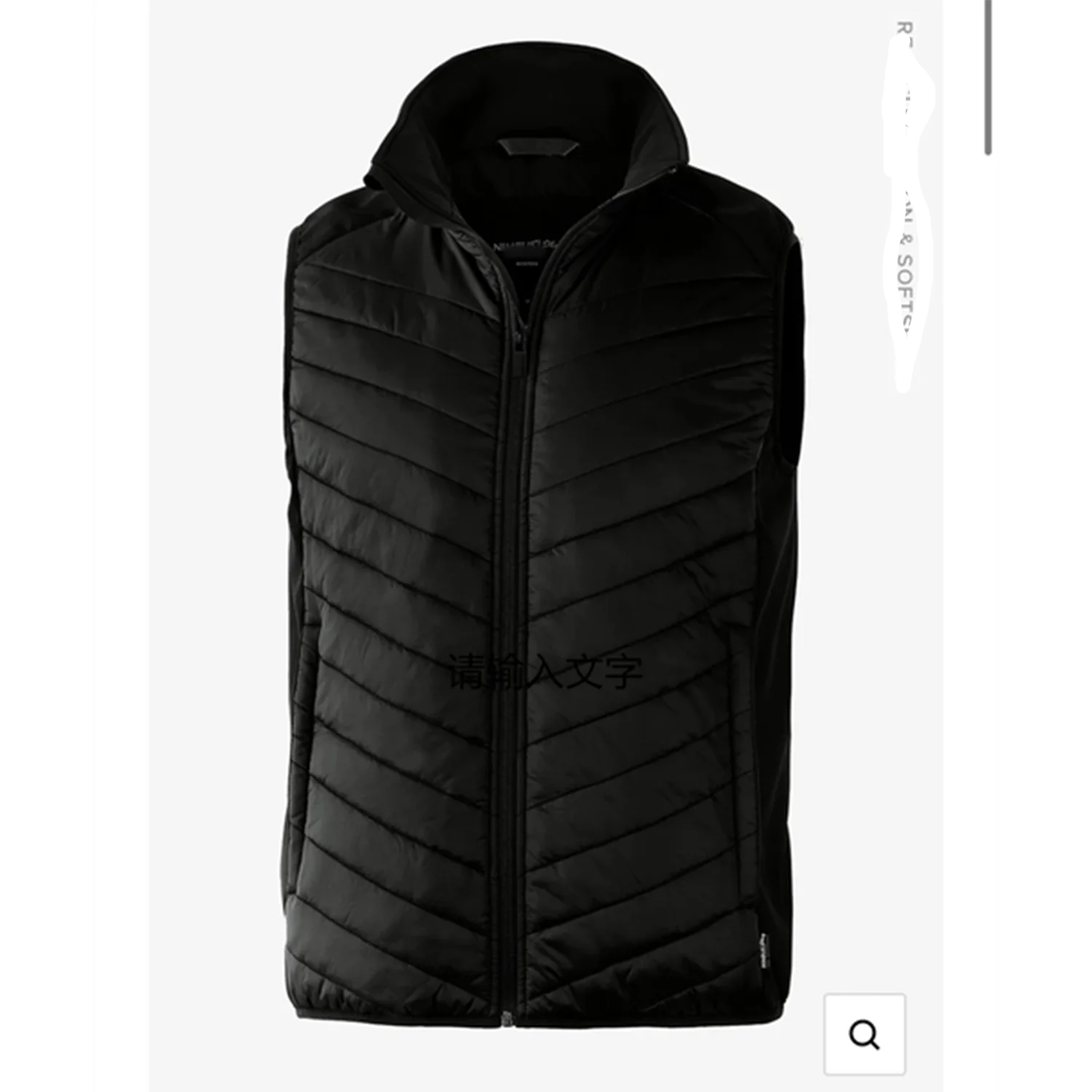 Chaleco outdoor ultraligero de algodón fino – talla grande - imagen 4