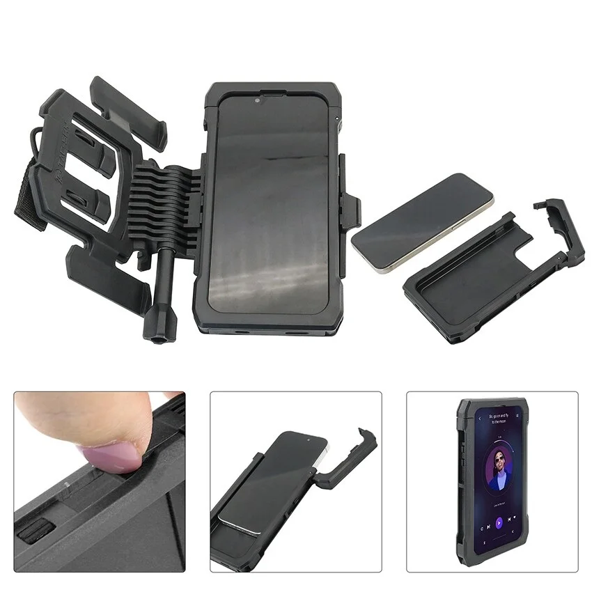 Compatibilidad MOLLE para chaleco o chest rig