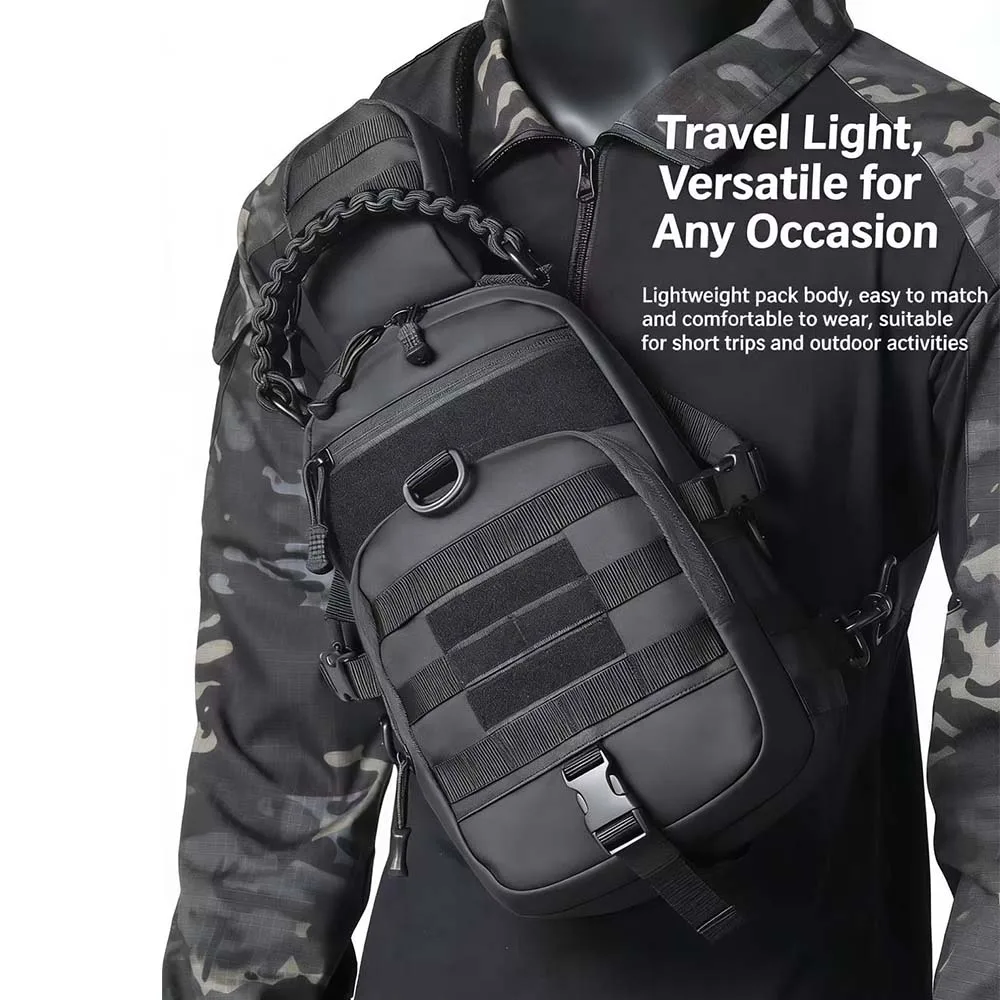 Bolso Táctico Bandolera Camuflaje Multiusos para Senderismo y Viajes - imagen 4