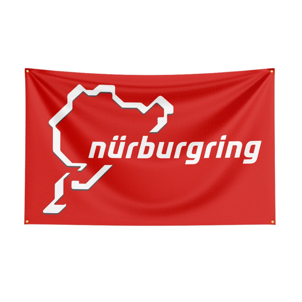 Bandera Nürburgring carreras para decoración de pared interior - imagen 5