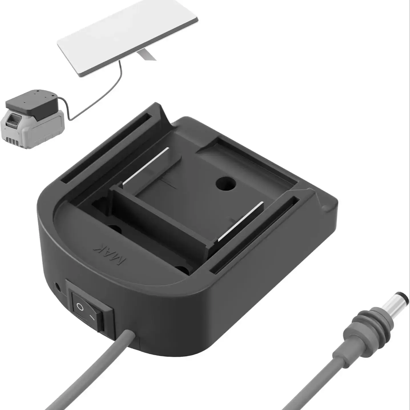 Conexión prevista para baterías 18V Makita