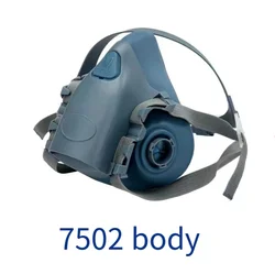 3M 7502 Media máscara respirador gas y polvo para pintura