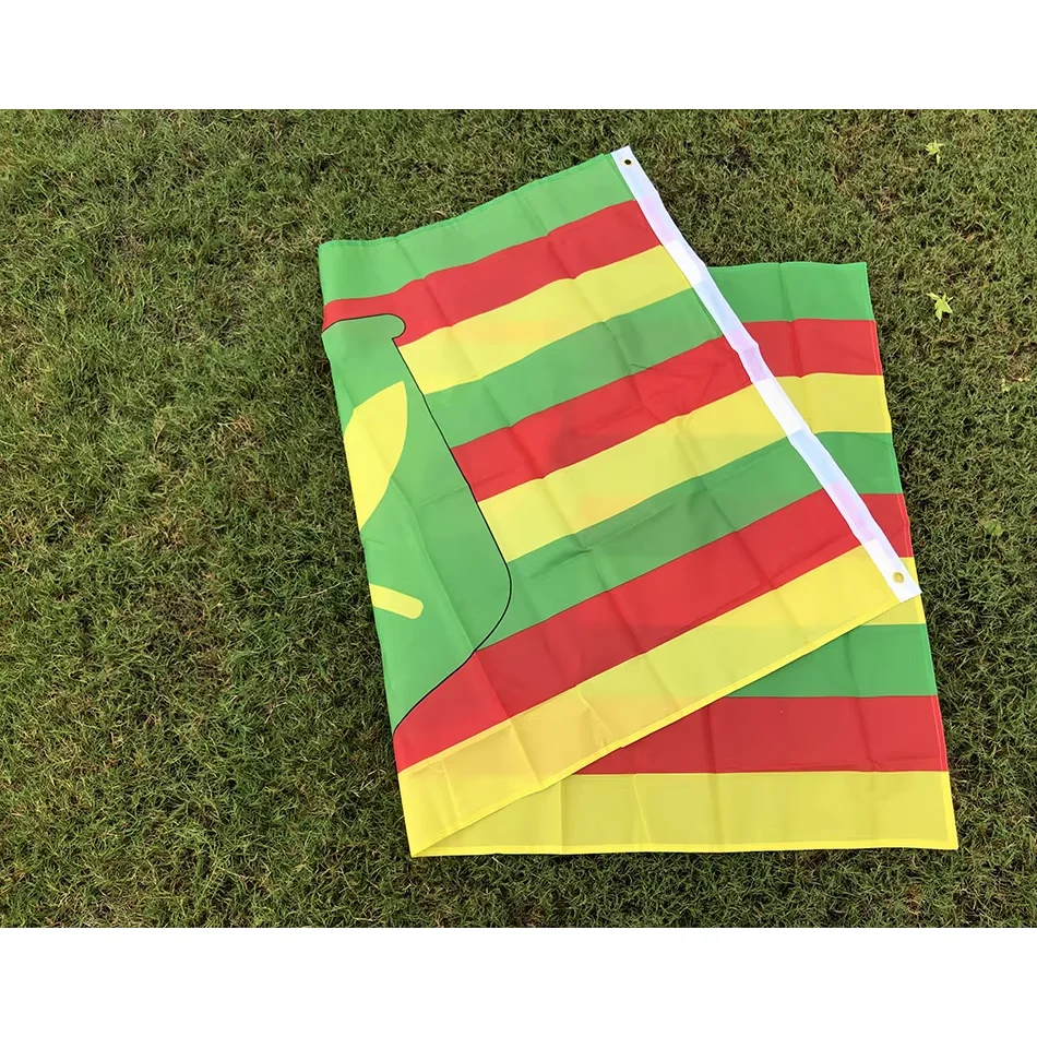 Bandera hawaiana Kanaka Maoli de poliéster para pared