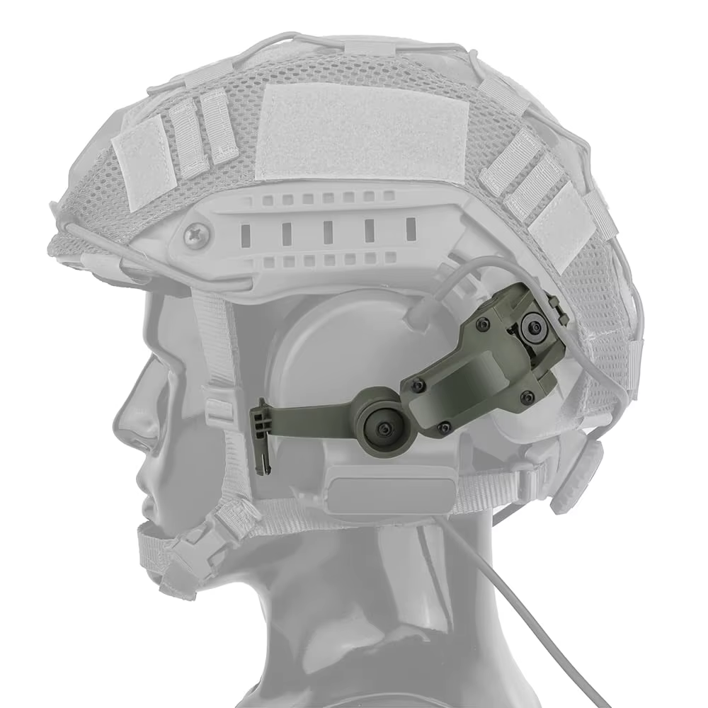 BOOIU Adaptador auriculares riel ARC casco táctico OPS-Core