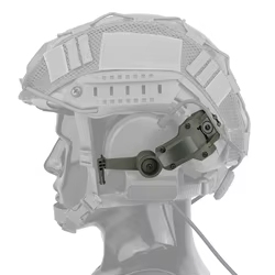 BOOIU Adaptador auriculares riel ARC casco táctico OPS-Core