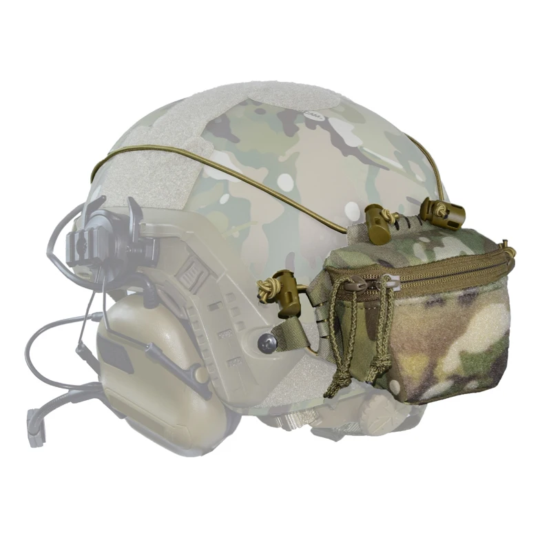 Bolsa táctica para batería de casco NVG estilo SC, contrapeso - imagen 2