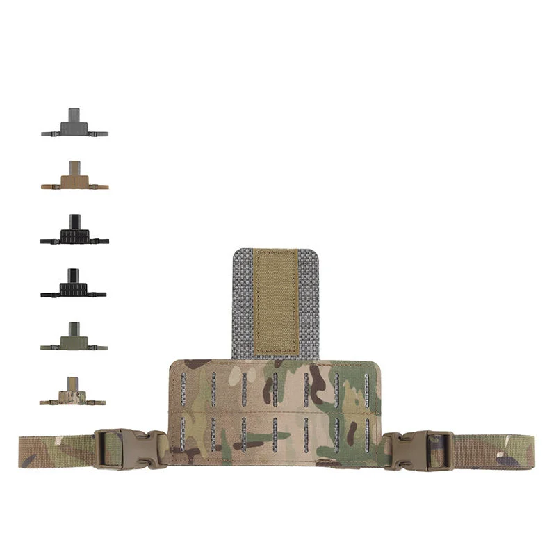 Soporte táctico MOLLE para teléfono con panel plegable y suspensión