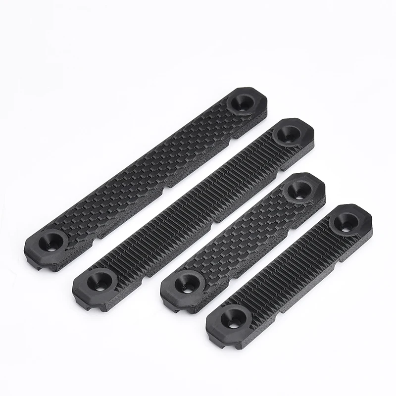 Cubierta riel táctico M-LOK nylon sinterizado impresa 3D para airsoft