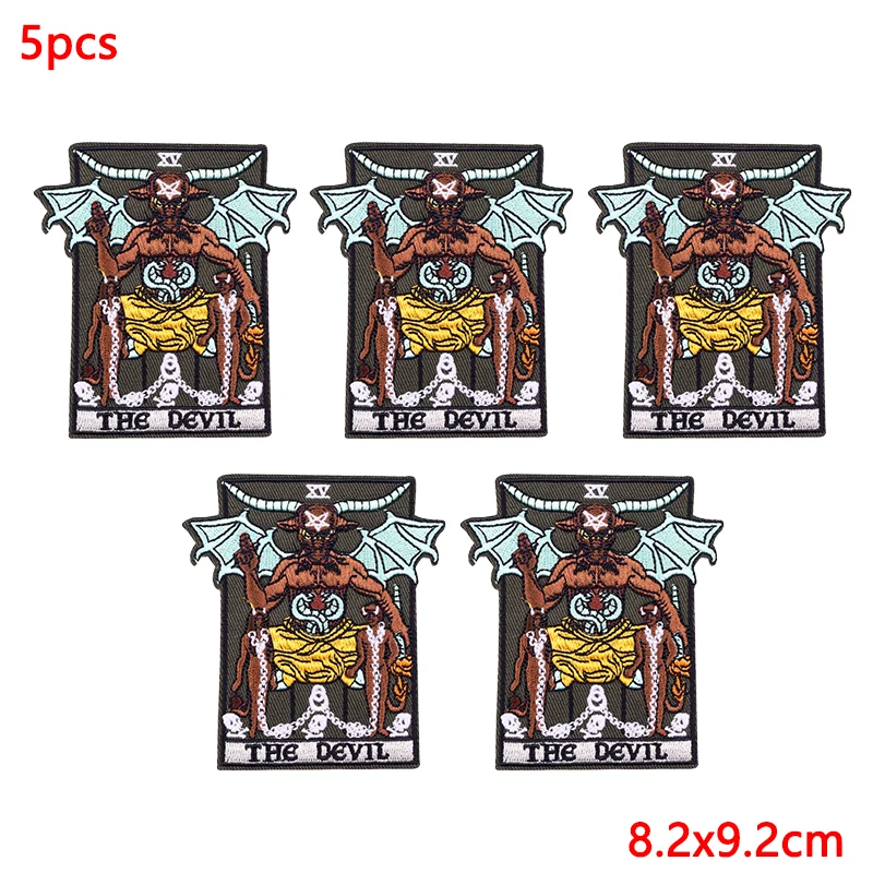 Parche adhesivo punk para ropa y mochila – Pack 5 unidades termoadhesivas - imagen 5