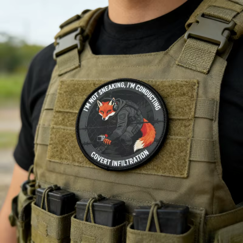 Parche táctico Fox Agent gancho y bucle para insignia moral - imagen 4