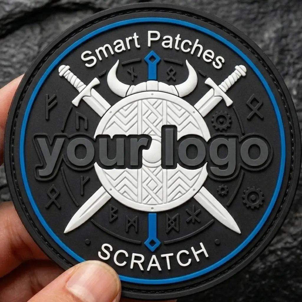 Parche táctico PVC 3D con velcro para logo personalizado - imagen 5