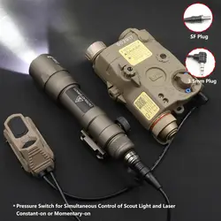 Axon interruptor remoto de presión doble función táctica Airsoft