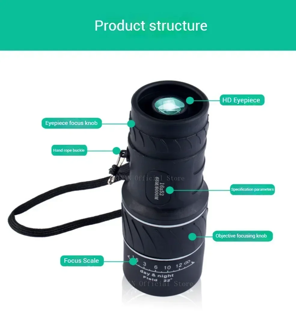 Precauciones de uso del telescopio monocular
