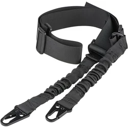 Correa táctica de dos puntos con bungee para rifle en nailon resistente