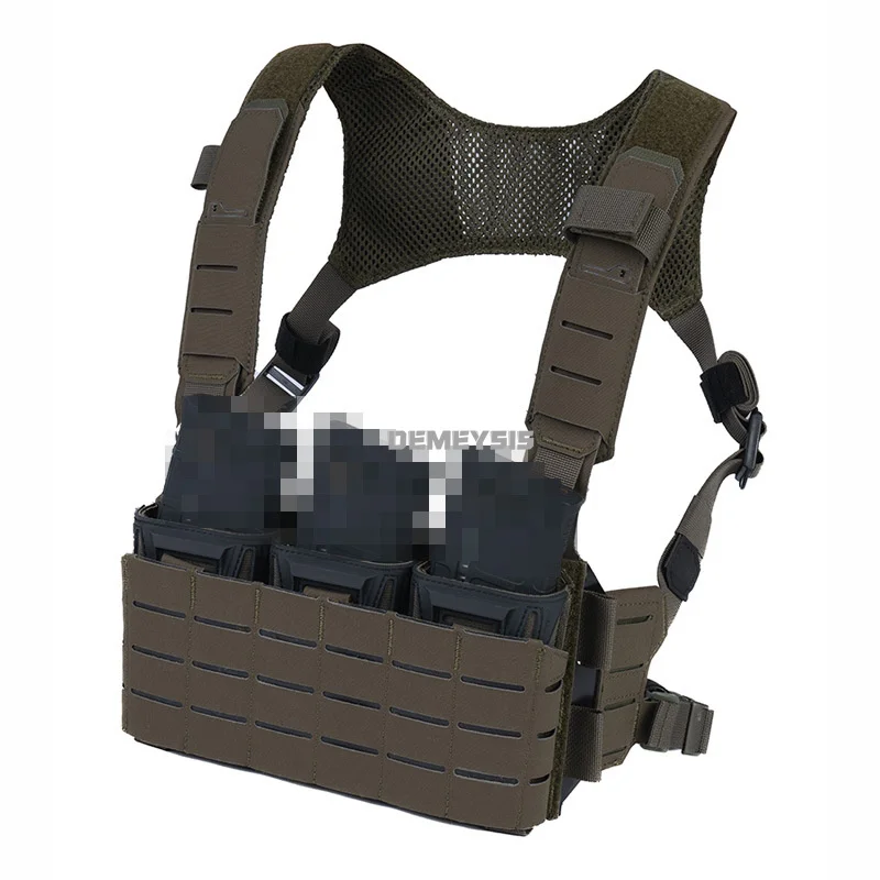 Chaleco táctico modular MOLLE ajustable ligero para caza y airsoft - imagen 3
