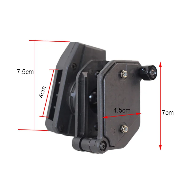 Funda cargador táctica IPSC multiángulo para 1911 G17 Hi-Capa P4 XDM - imagen 4
