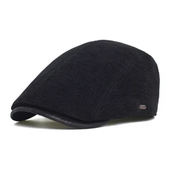 Gorra vendedor de periódicos retro plana con visera ajustable