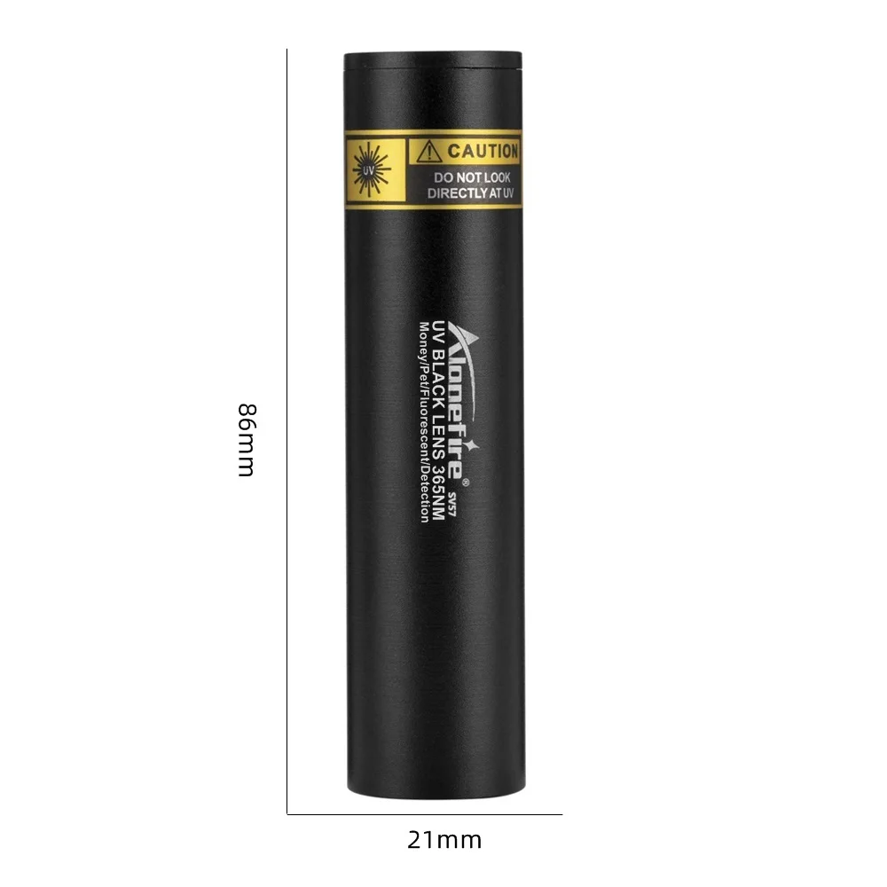 Linterna UV 3W 365nm – Luz negra portátil para inspección táctica - imagen 2