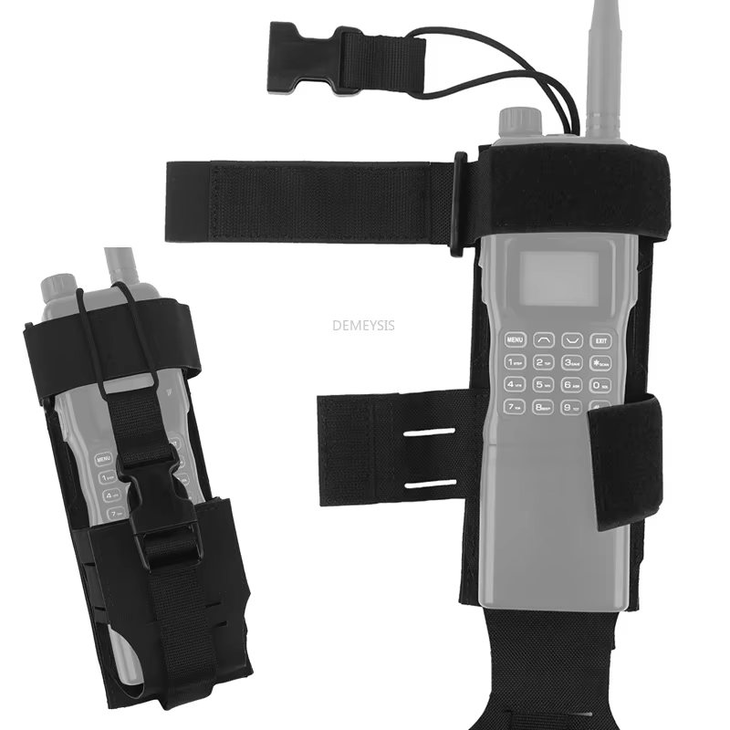 Bolsa táctica universal para radio walkie talkie sistema Molle - imagen 4