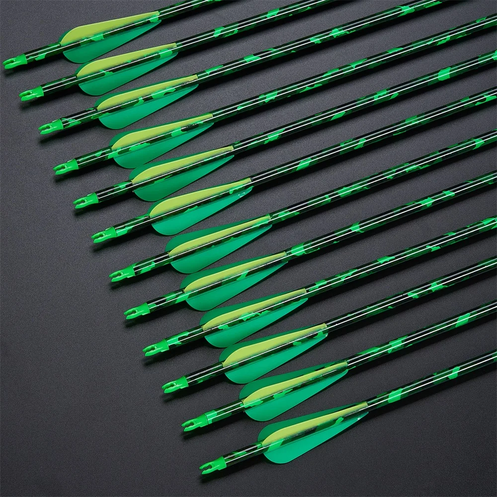 Flechas de carbono camuflaje woodland para arco compuesto - imagen 4