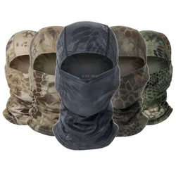 Pasamontañas táctico transpirable camuflaje airsoft paintball