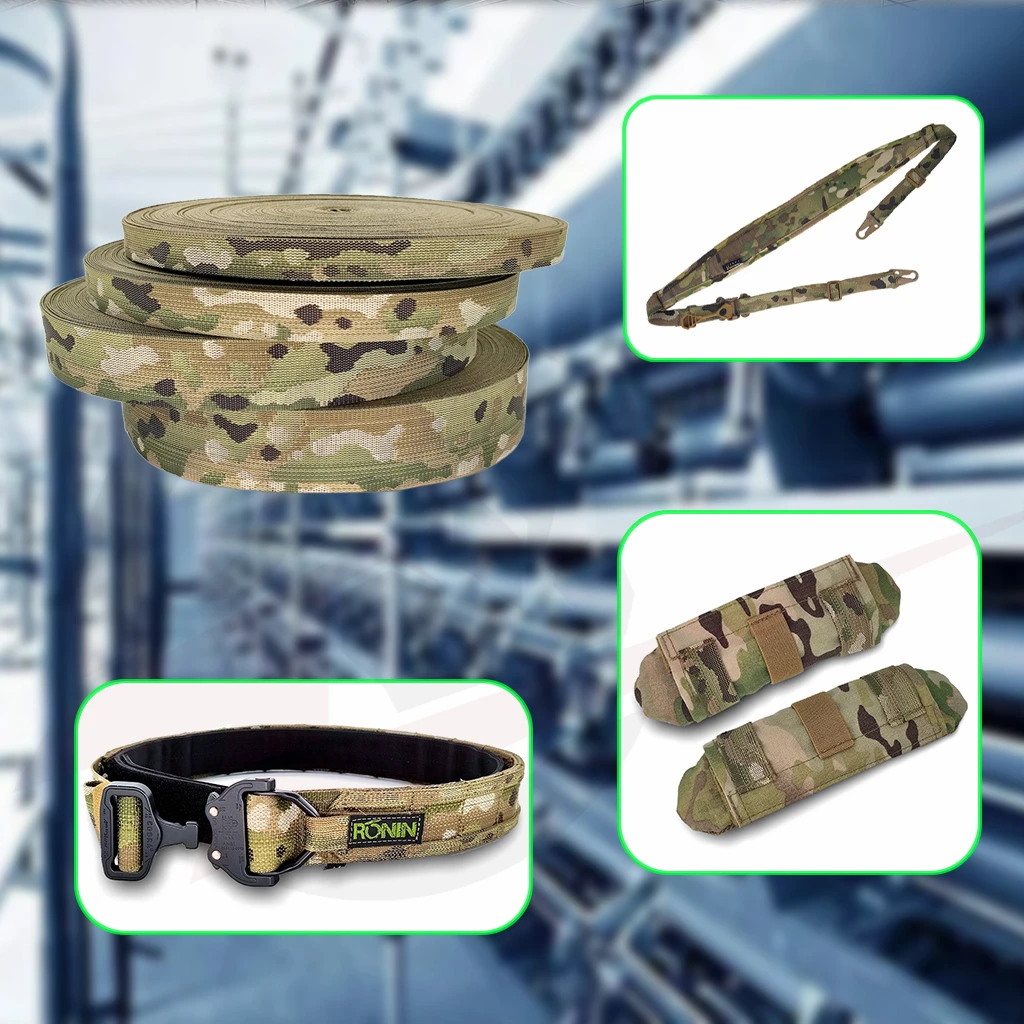 Correa jacquard Multicam 1 m - 20/25/38/50 mm - Caza y aire libre - imagen 5