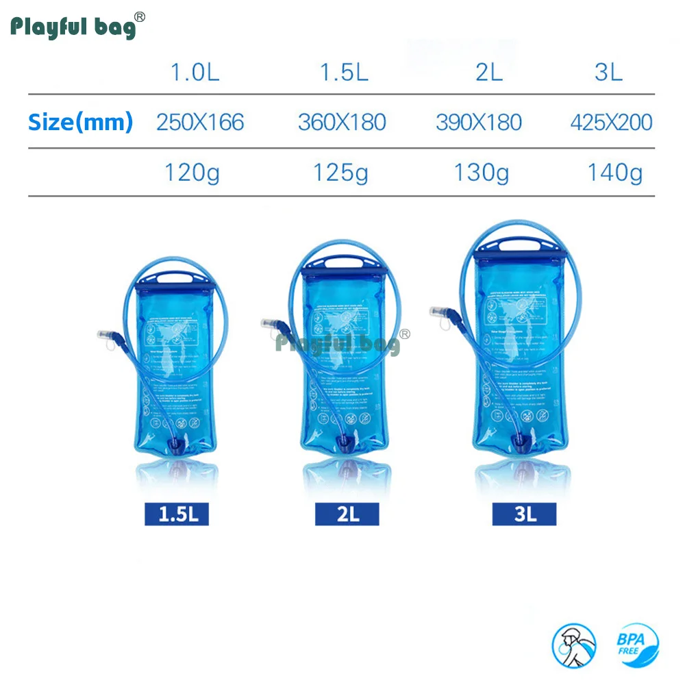 Bolsa de Hidratación Ligera Antifugas para Senderismo y Ciclismo - imagen 2
