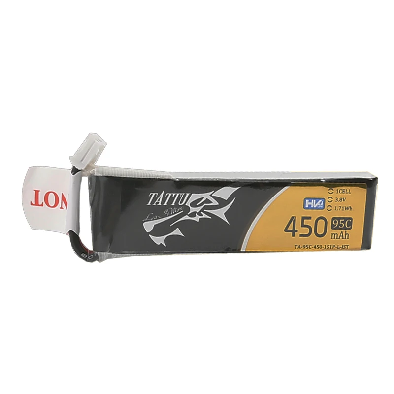 Batería LiPo TATTU 450mAh 95C 1S para dron quadcopter FPV - imagen 5