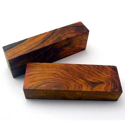 Placa madera cocobolo natural para mangos de cuchillos – DIY