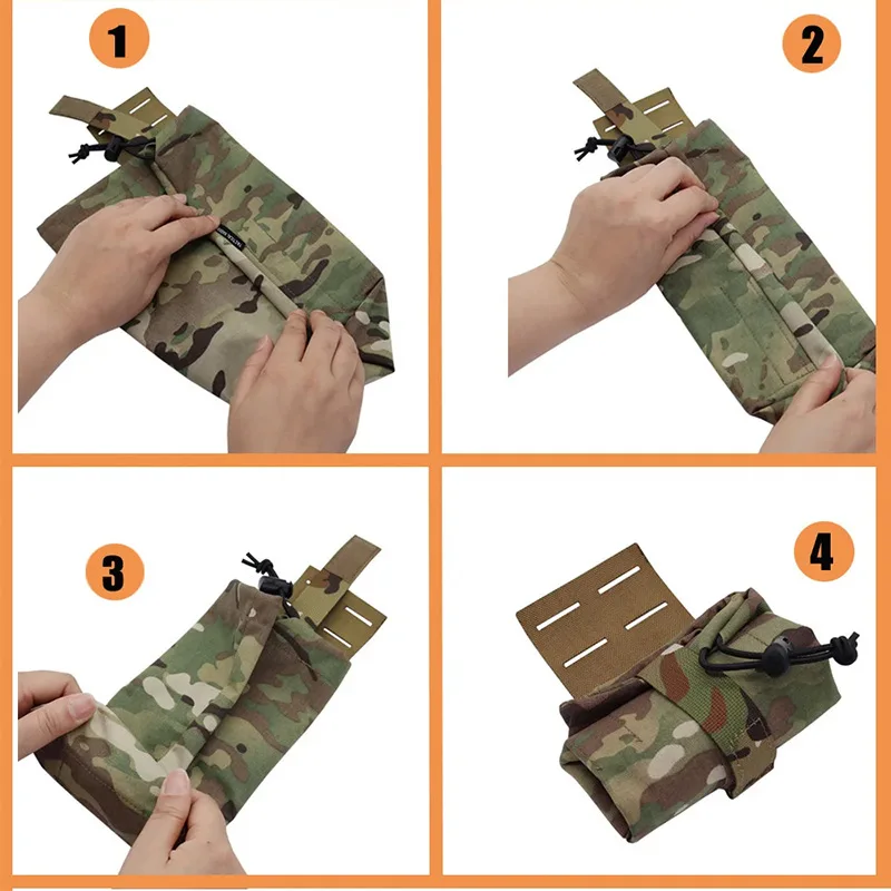 Bolsa táctica MOLLE de nylon para cargadores en cinturón - imagen 2