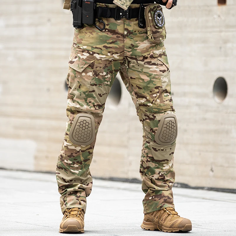 Pantalones tácticos G4 ripstop elásticos hombre a prueba de viento - imagen 4