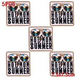 Parche termoadhesivo bordado de playa Tucker para ropa y mochilas