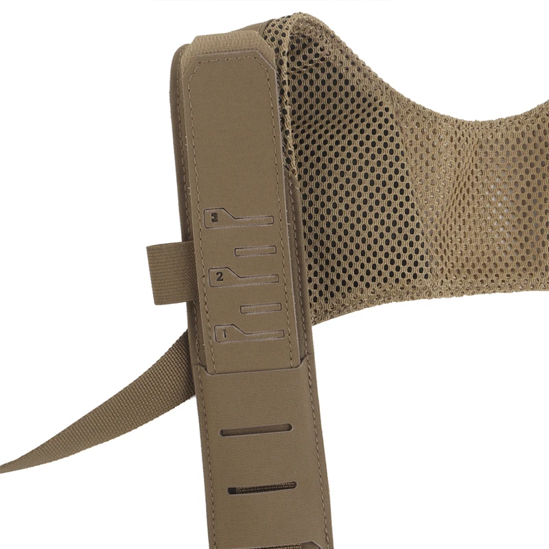 Chaleco táctico MOLLE modular ajustable ligero para entrenamiento - imagen 3