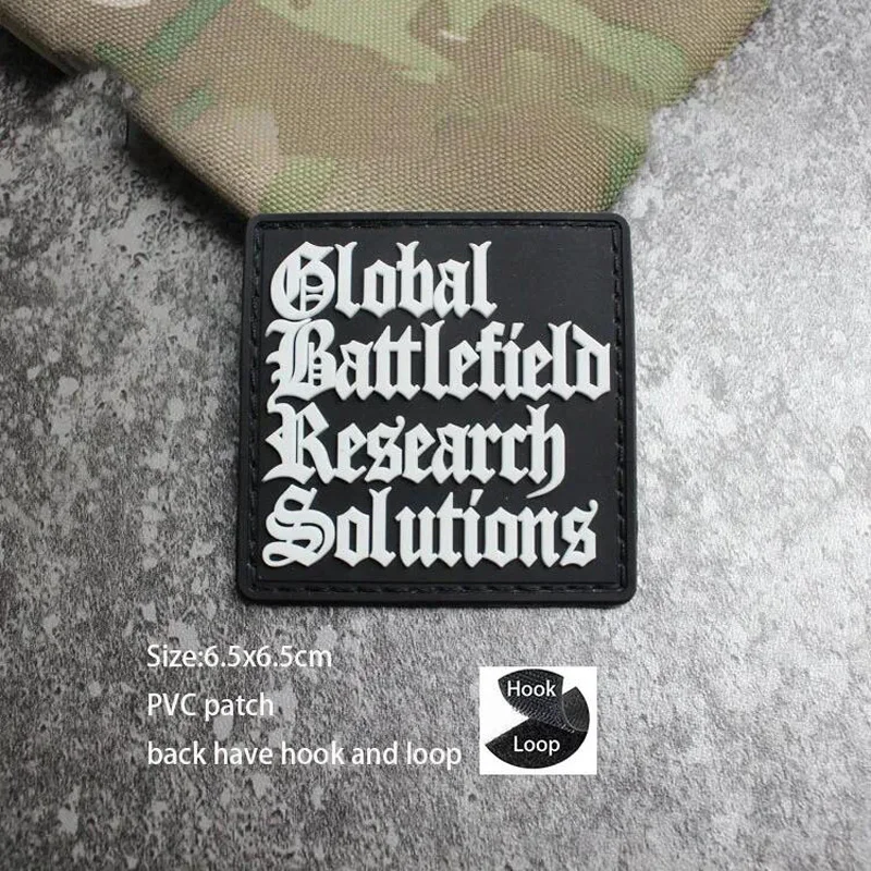 GBRS Brazalete Táctico Molle PVC 3D Negro Mil-Spec - imagen 4