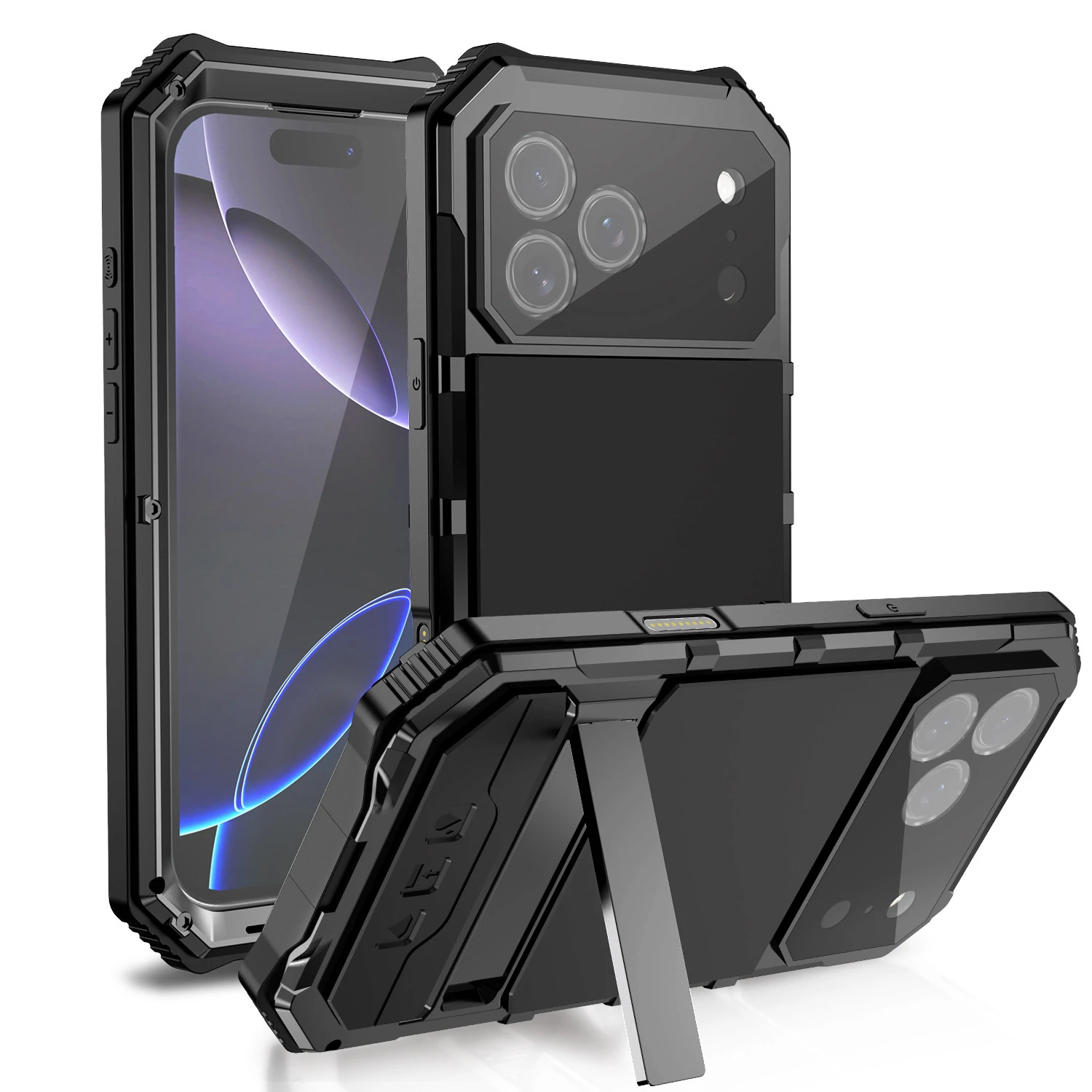 Funda táctica antigolpes para iPhone 17 Pro Max con botón cámara - imagen 5
