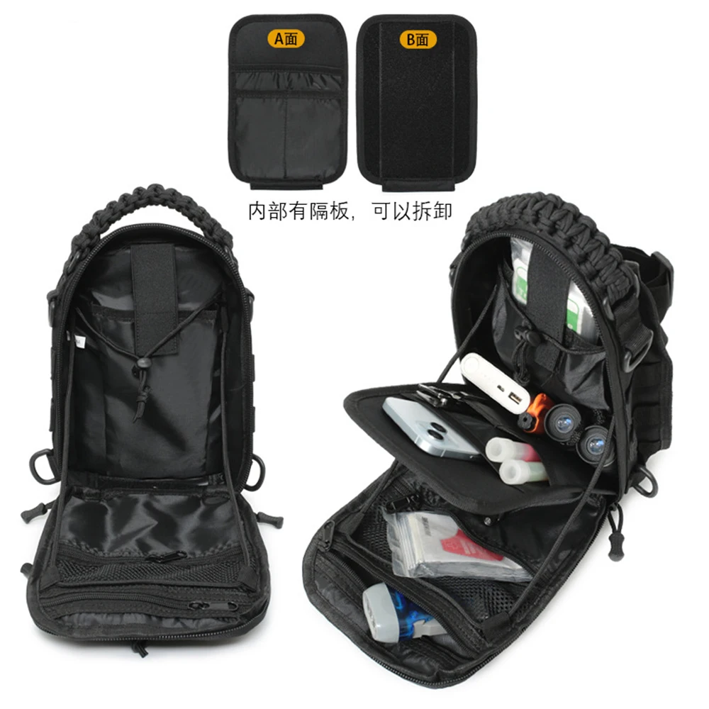 Bolsa táctica de hombro EDC con bandolera para pistola oculta