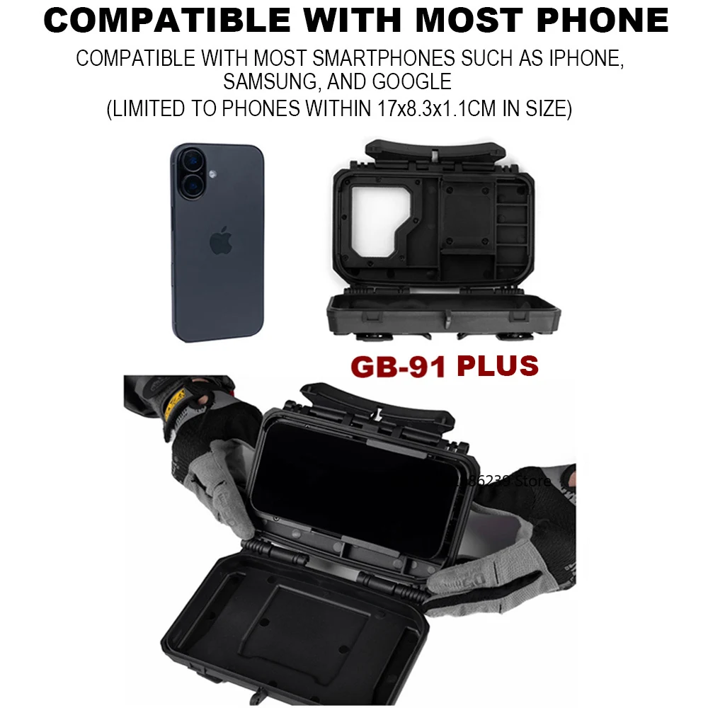 Funda táctica MOLLE universal para teléfono y navegación de mapas - imagen 5