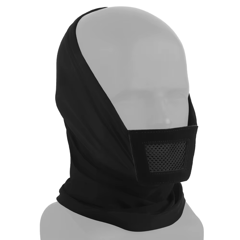 Protector bucal táctico para casco de malla transpirable y elástico - imagen 3
